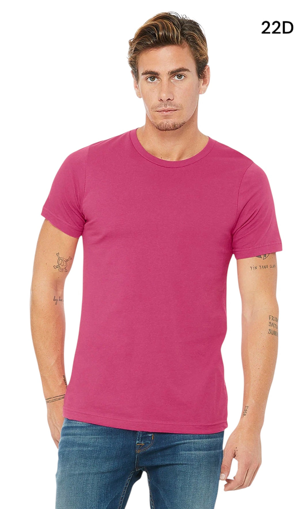 BELLA 3001 UNISEX JERSEY SHORT SLEEVE TEE ( XS - XL)
