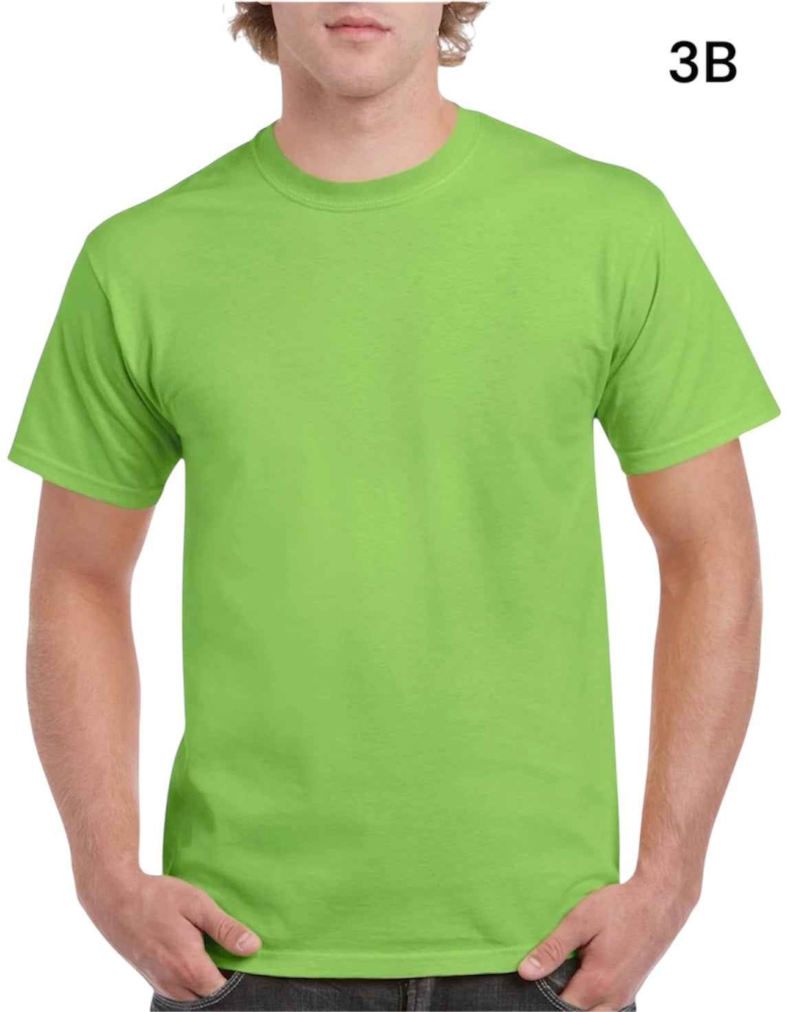 GILDAN Heavy Cotton G5000 Adult T-shirt 5.3 oz (153 gm) (2XL,3XL, 4XL, 5XL)
