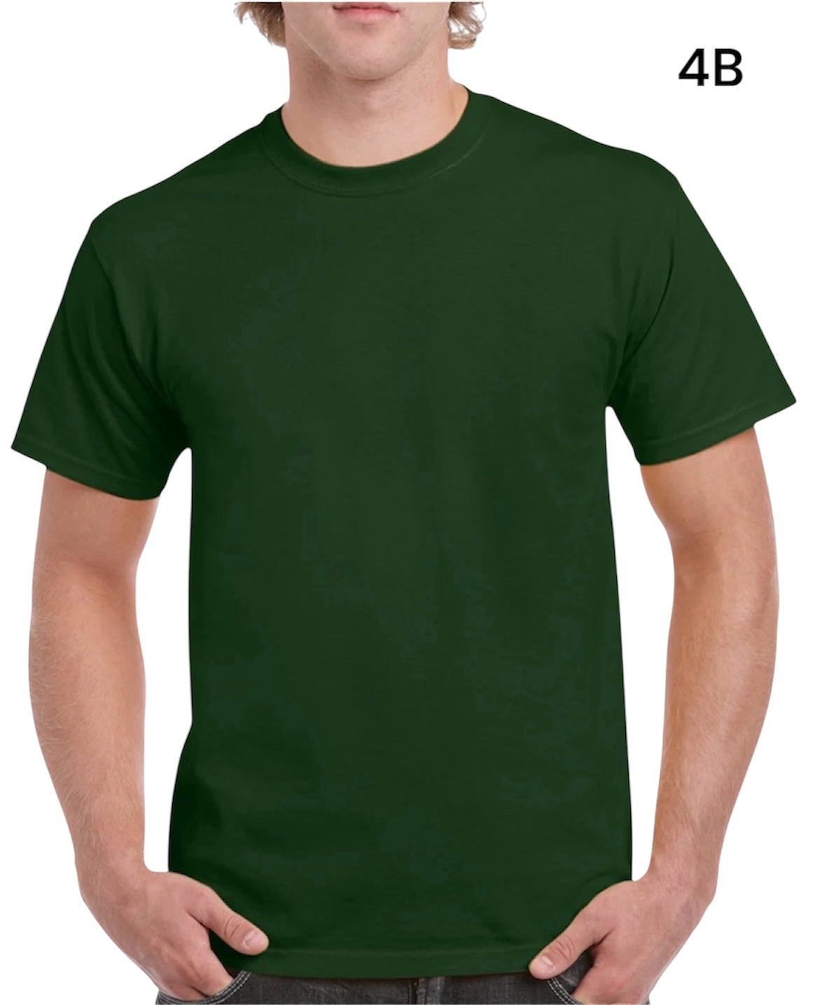 GILDAN Heavy Cotton G5000 Adult T-shirt 5.3 oz (153 gm) (2XL,3XL, 4XL, 5XL)