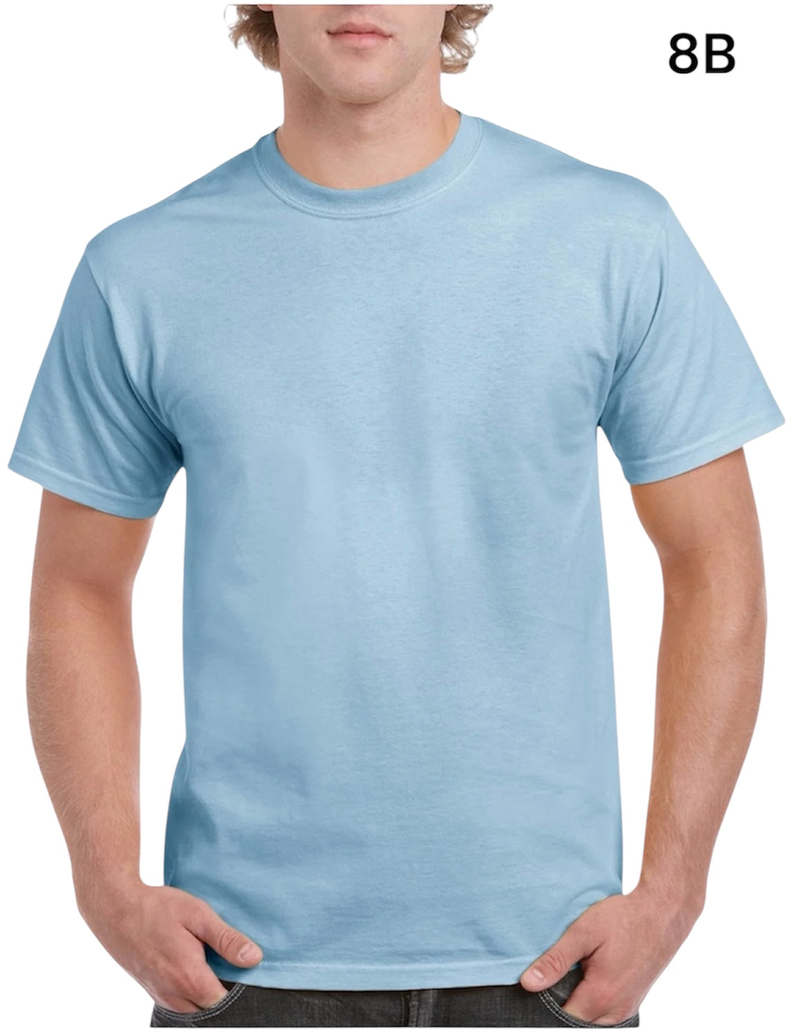 GILDAN Heavy Cotton G5000 Adult T-shirt 5.3 oz (153 gm) (2XL,3XL, 4XL, 5XL)