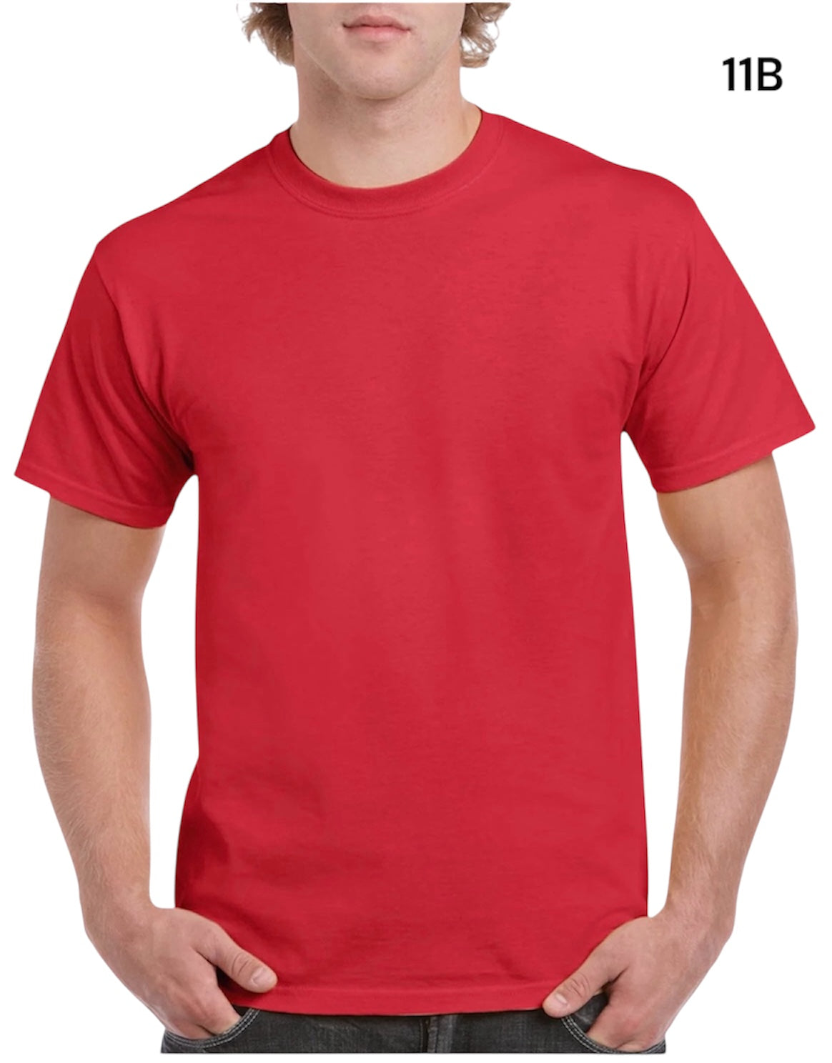 GILDAN Heavy Cotton G5000 Adult T-shirt 5.3 oz (153 gm) (2XL,3XL, 4XL, 5XL)