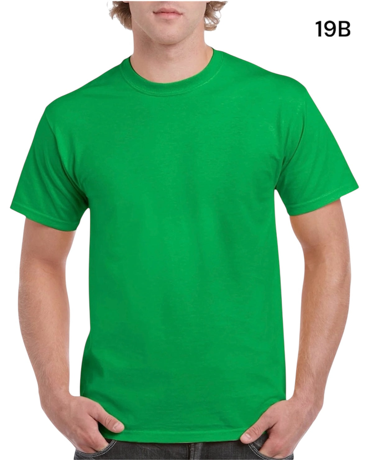 GILDAN Heavy Cotton G5000 Adult T-shirt 5.3 oz (153 gm) (2XL,3XL, 4XL, 5XL)