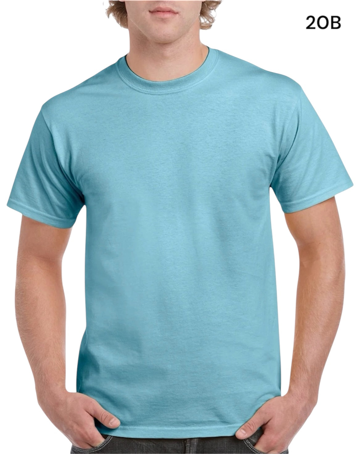 GILDAN Heavy Cotton G5000 Adult T-shirt 5.3 oz (153 gm) (2XL,3XL, 4XL, 5XL)